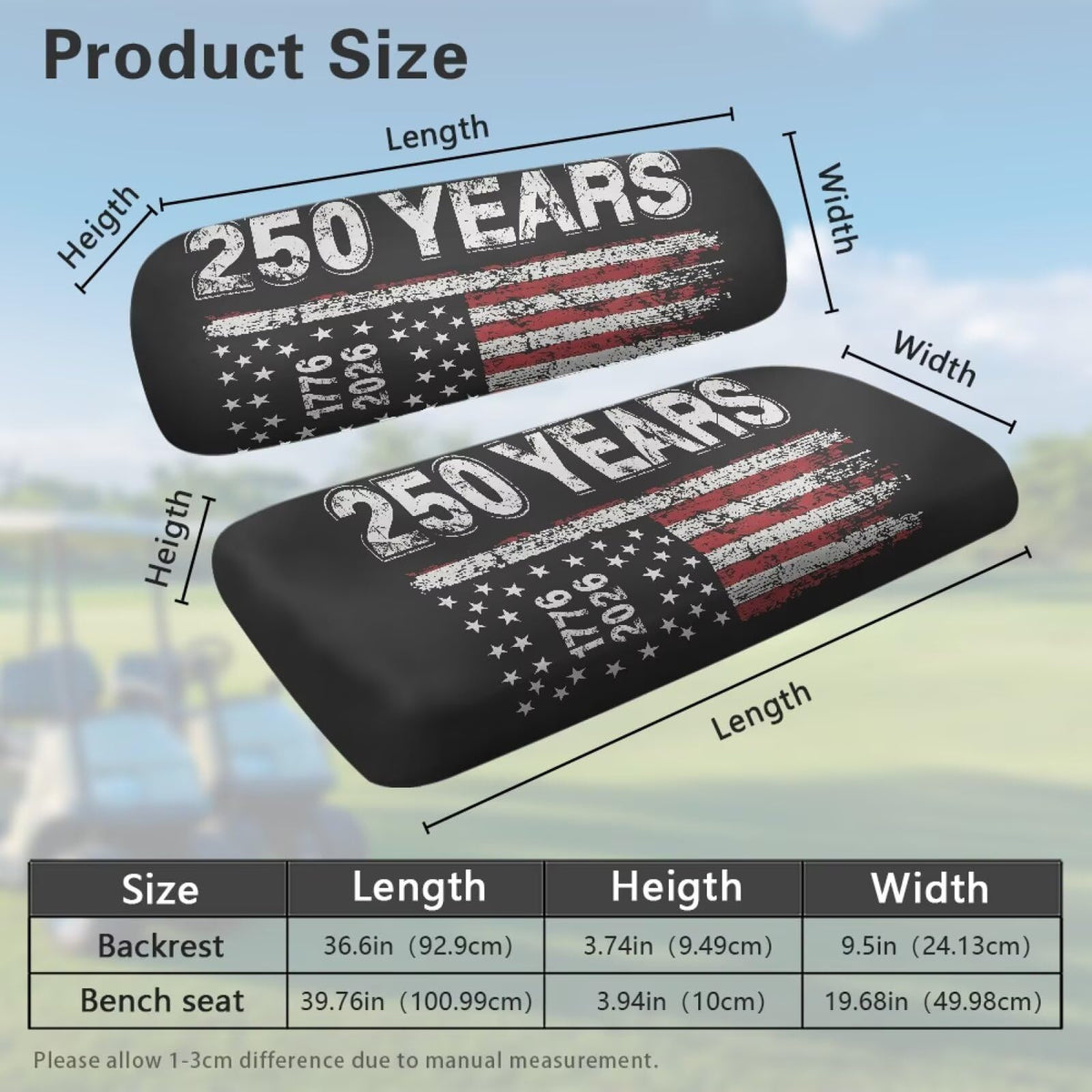 Bulopur two-pack golf cart seat covers provide durable protection and easy setup.