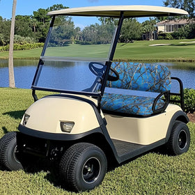 Bulopur universal blue seat towel blanket adds quick-dry comfort to any golf cart.