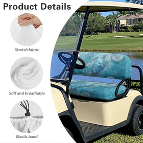 Bulopur soft breathable polyester provides comfortable seating on course.