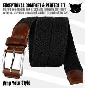 BUMA nylon leather belt demonstrates durable, easy to clean construction