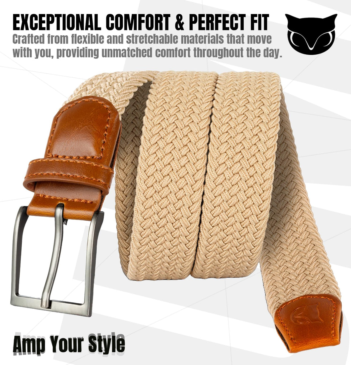 BUMA belt paired with office or night-out looks demonstrates versatile style.