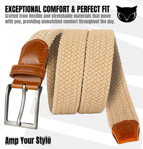 BUMA belt paired with office or night-out looks demonstrates versatile style.