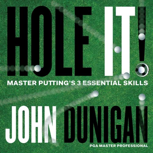 Busetu Hole It book cover, highlighting three essential putting skills for better greens performance.