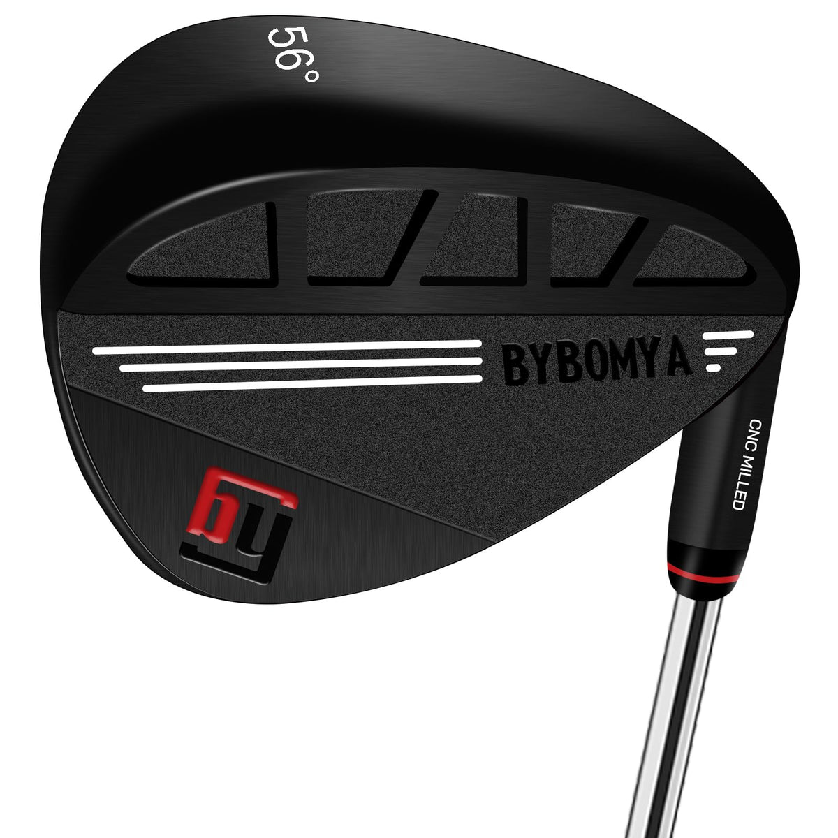 Bybomya forged wedge 50-degree grooves edge for consistent spin on off-center hits
