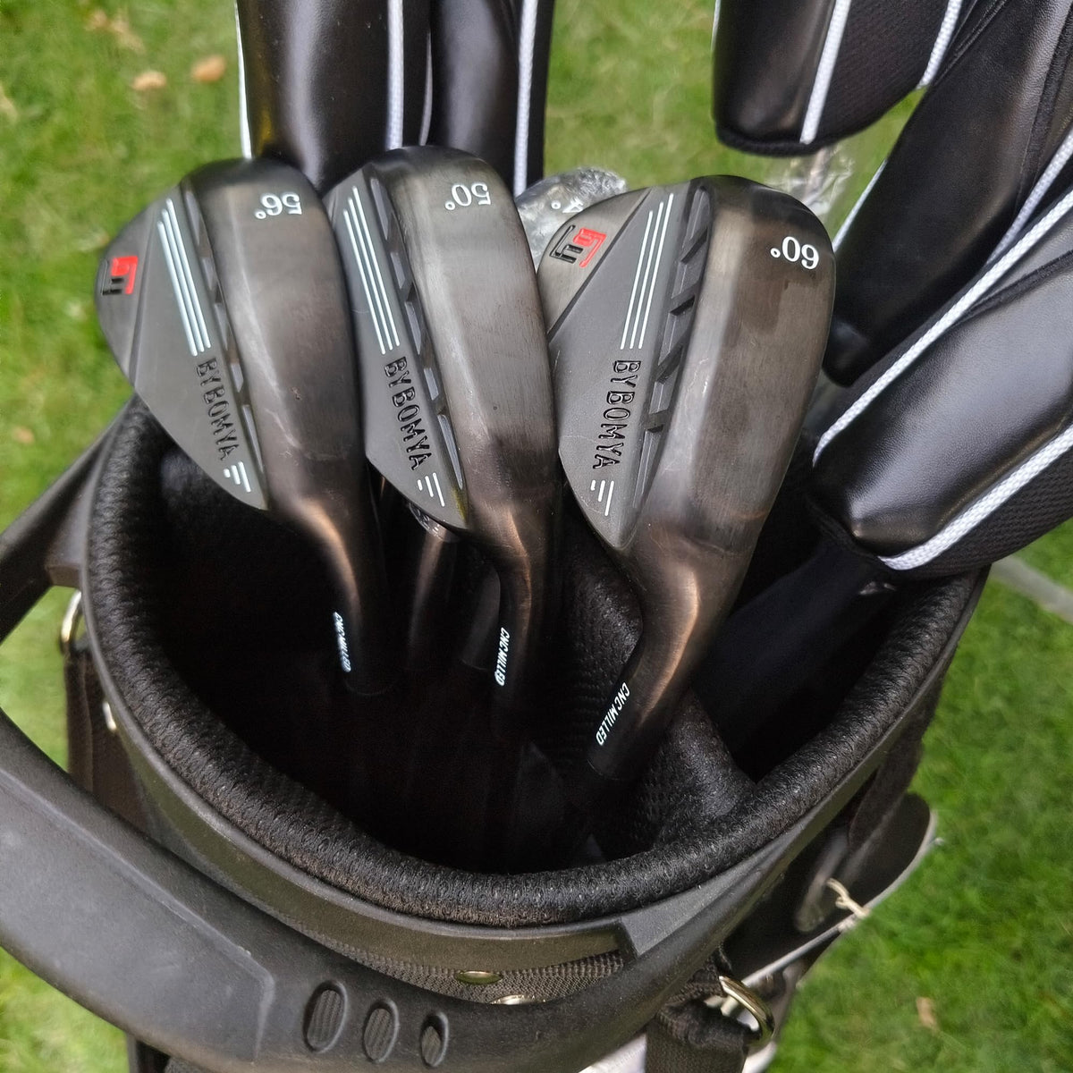 byBOMYA 58° wedge enables high flop shots with controlled landings.