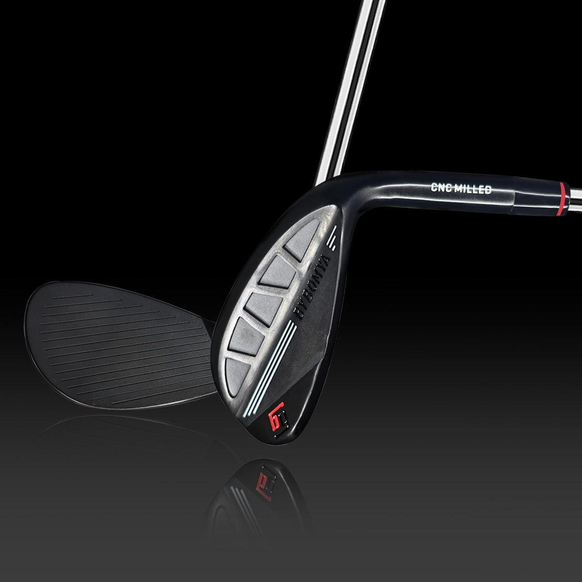 byBOMYA forged wedge with anti-glare satin finish for precise aiming.