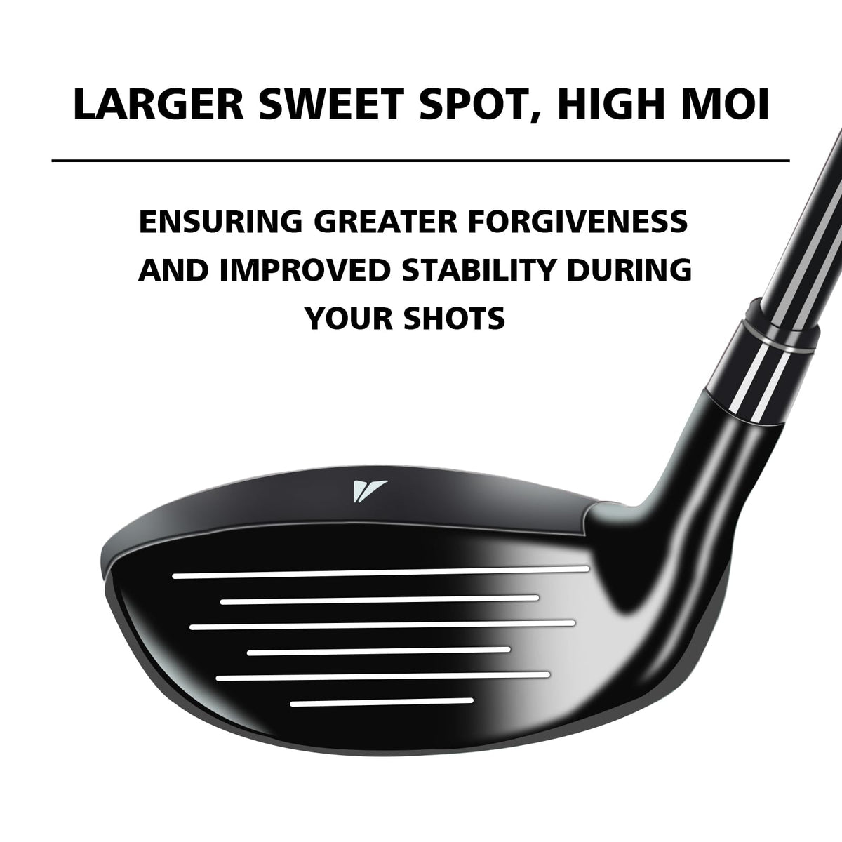 Bybomya G Series graphite shaft highlights lightweight feel for smoother swings.