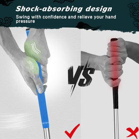 BYBOMYA gray-standard-size golf grip combines subtle look with steady feel.