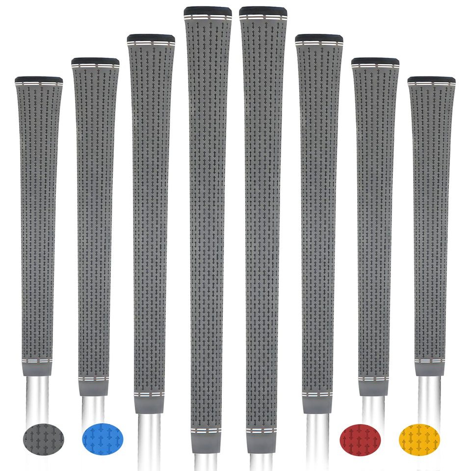 byBOMYA Golf Grips 8 Pack Red – comfortable, non-slip grip for all-weather play.