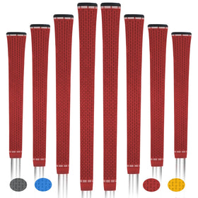 ByBOMYA golf grips 8-pack with soft rubber for comfortable grip.