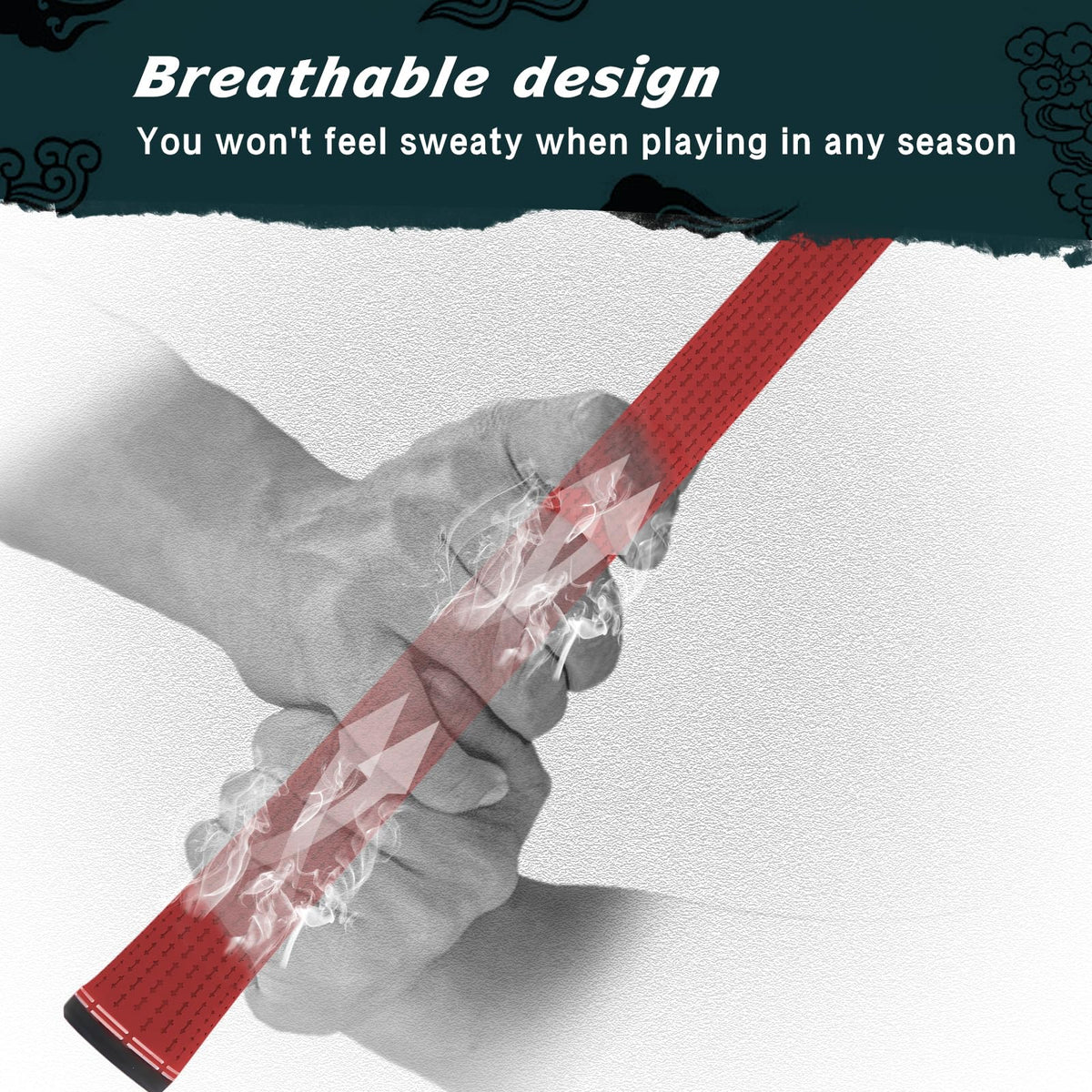 ByBOMYA all-weather grips provide strong traction in wet or humid conditions.
