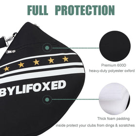 BYLIFOXED front pocket stores gloves, towel and small accessories.