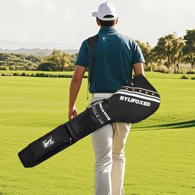 BYLIFOXED Par 3 Golf Carry Bag shown with durable 600D fabric and compact form.