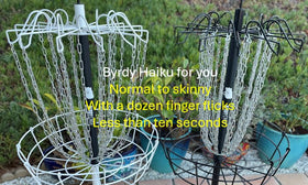 Byrdy Cage portable design for easy one-handed carrying.