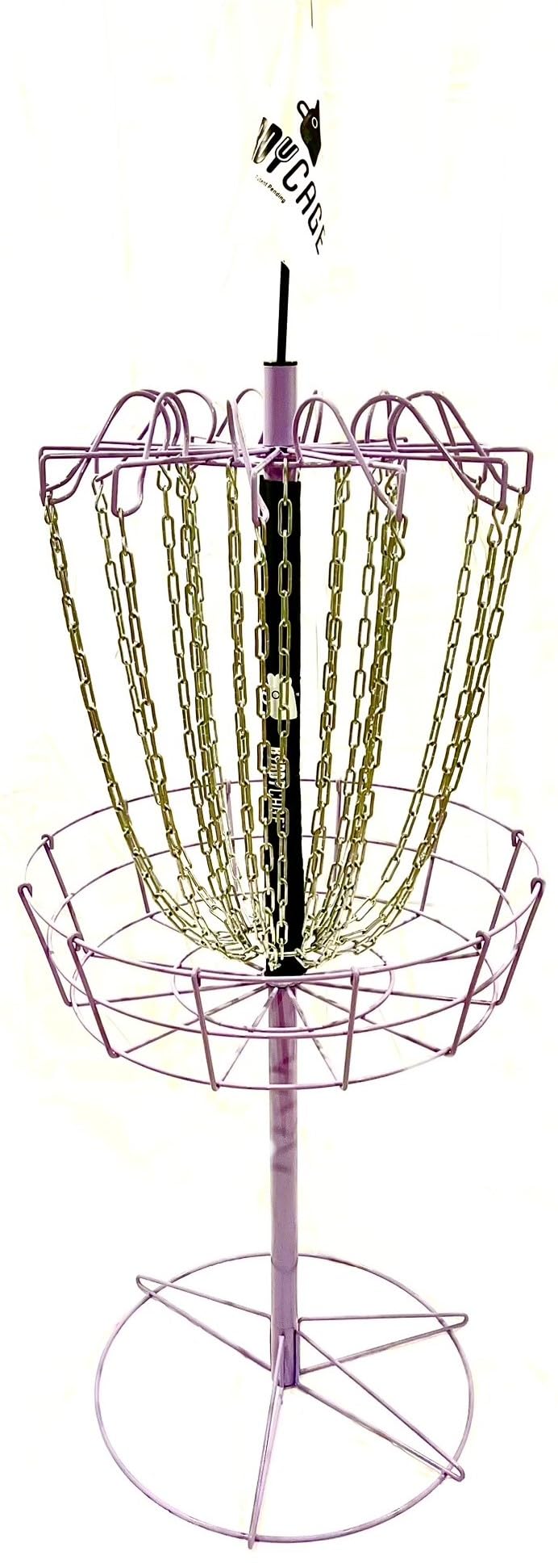 ByrdyCage Disc Golf Basket adjustable target for versatile training sessions
