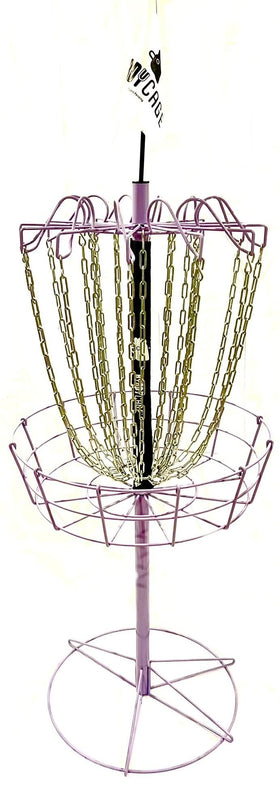 ByrdyCage Disc Golf Basket adjustable target for versatile training sessions