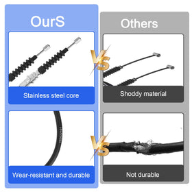 BZTT 42.1-inch brake cable length suited to Club Car DS assemblies.
