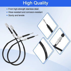 BZTT brake cable kit includes driver and passenger cables for easy install.