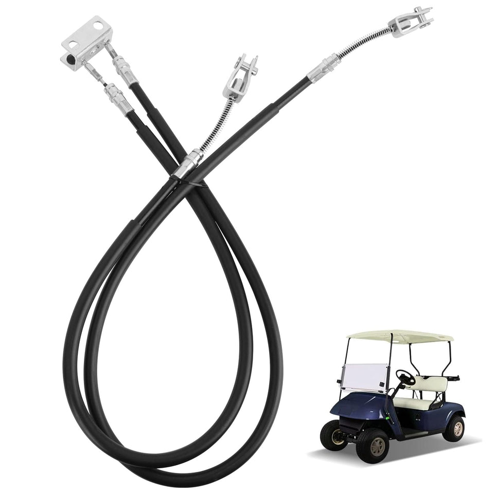 BZTT EZGO brake cable kit front view shows precise fit for 1994-2008 TXT/Medalist carts