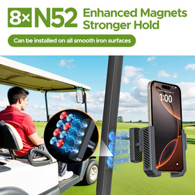 CABALAY magnetic hold using 8×N52 magnets during rough rides on the course.