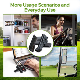 CABALAY easy one-handed attachment for quick phone access.