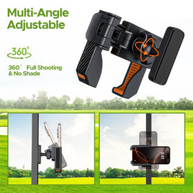 Cabalay universal compatibility fits 4.5–7 inch phones, case-friendly mounting.
