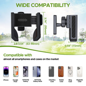 CABALAY universal compatibility fits iPhone, Samsung, and Pixel with cases.
