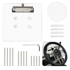 CaBYbigG steering wheel scorecard holder boosts cart organization and quick scorekeeping.