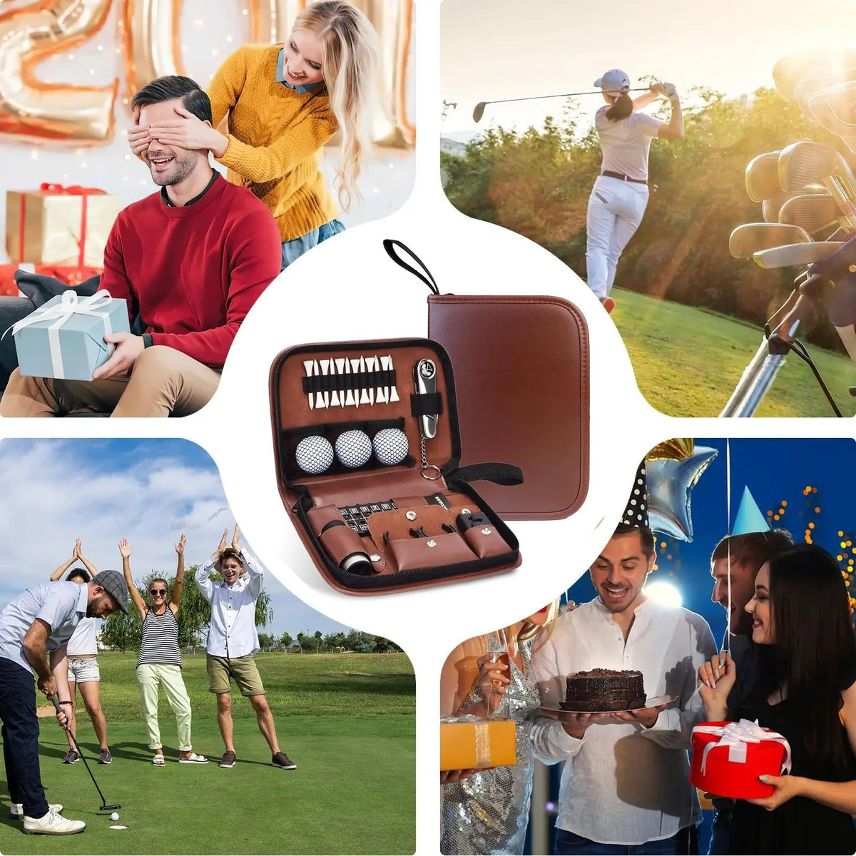 CACUINA gift-ready packaging presents a stylish golf gift.