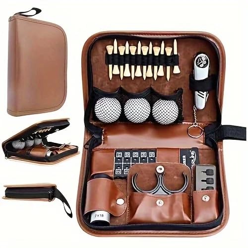 CACUINA golf kit interior with dedicated slots for quick access.