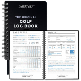 CADDENT GOLF log book cover with sturdy, portable design for on-the-go scoring.