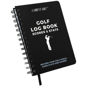 CADDENT GOLF log book durable cardstock stands up to frequent use.