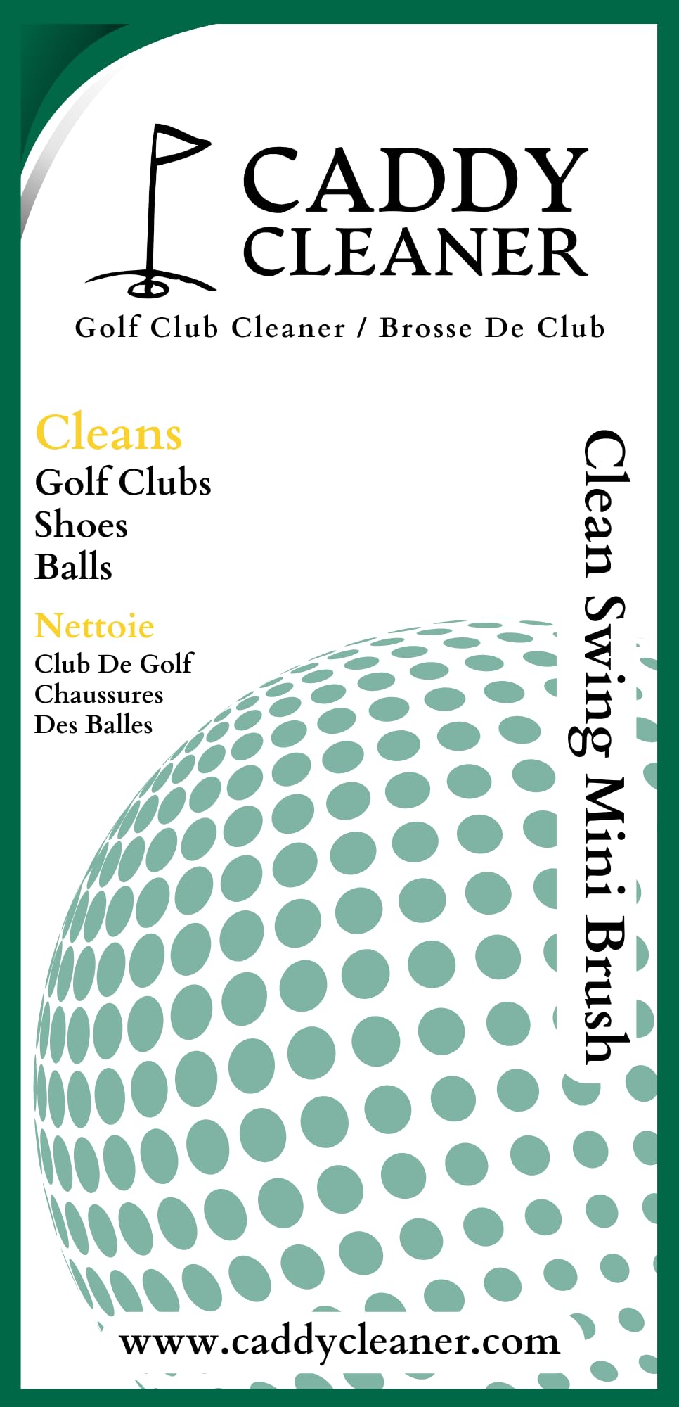 Caddy Cleaner bag attachment ease during rounds