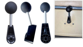 Caddy Shift shifter housing fitment shows flush integration with cart
