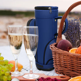CaddyDaddy portable cooler blue for picnics and outdoor adventures