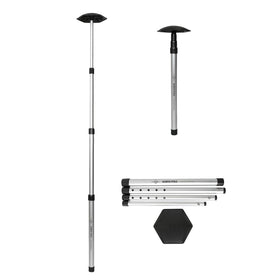 CaddyDaddy North Pole assembled with clubs demonstrates sturdy travel protection.