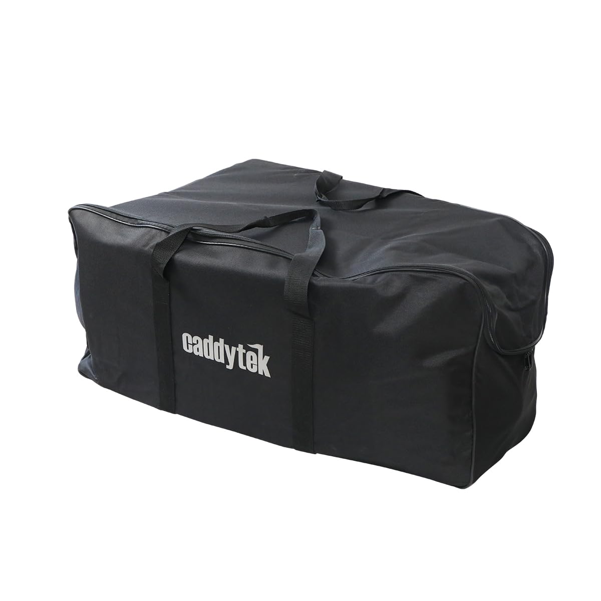 CaddyTek golf cart carry bag protects folded carts during travel and storage.