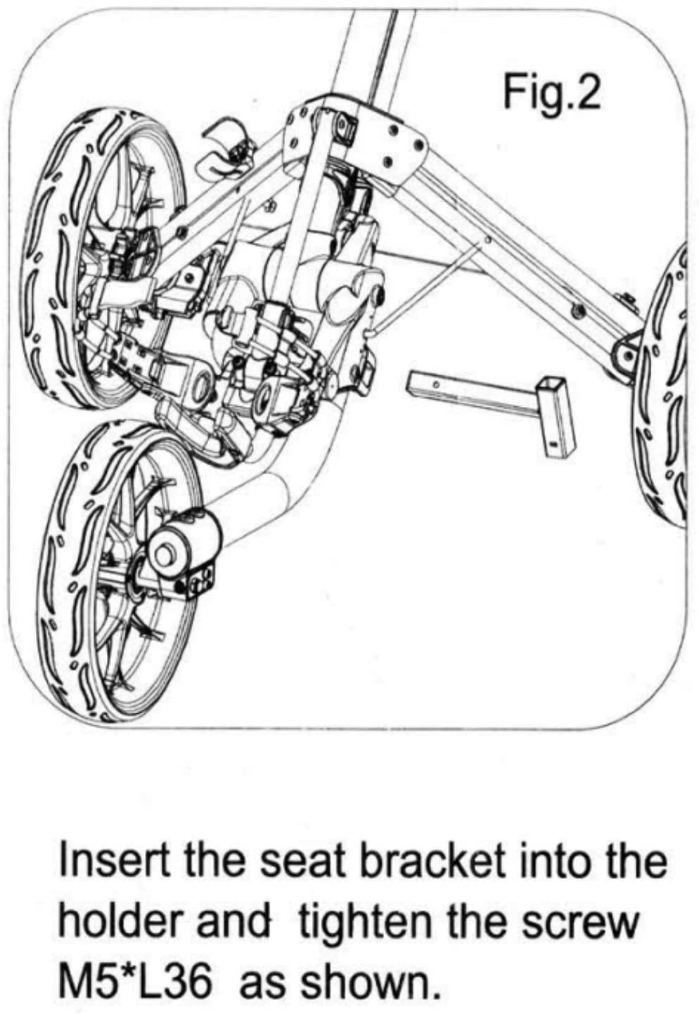 Caddytek Removable Seat is lightweight and portable for easy travel.