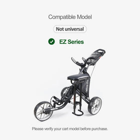 Caddytek Removable Seat features a heavy-duty bracket for secure support on the course.
