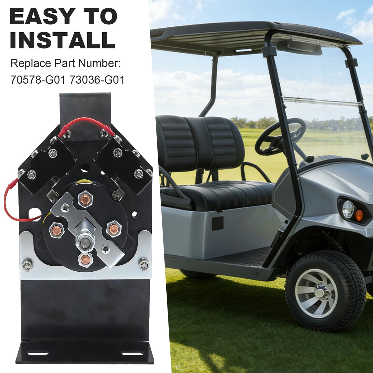 CADUFUELLY golf-cart model compatibility supports EZGO and Clay Cars.