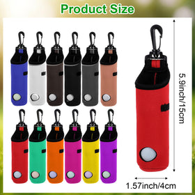 Caeuiciw white golf ball tee holder shows lightweight, durable carrying solution.