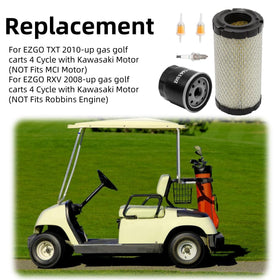 CAFEZAYO oil filter 607454 pair supports Kawasaki engine filtration.