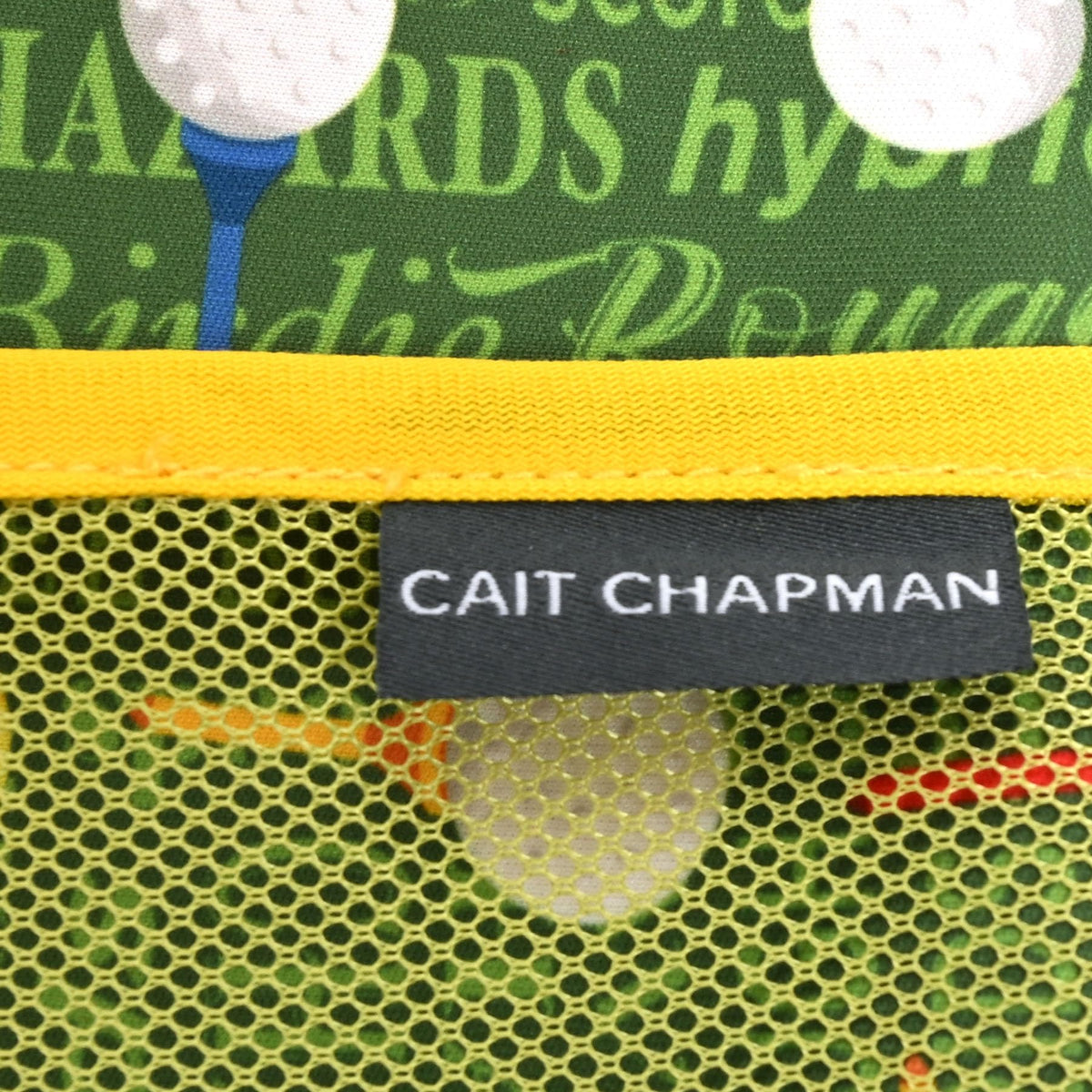 CAIT CHAPMAN HOME COLLECTION colorful golf balls design for quick identification