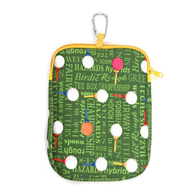 CAIT CHAPMAN HOME COLLECTION golf pouch neoprene compact and durable for on course storage