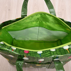 CAIT CHAPMAN HOME COLLECTION Passion for Golf hand bag tote gift idea for teammates