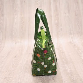 CAIT CHAPMAN HOME COLLECTION Passion for Golf hand bag tote outside pocket for quick access