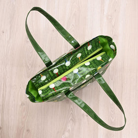 CAIT CHAPMAN HOME COLLECTION Passion for Golf hand bag tote party ready and versatile
