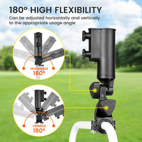 CALEPTONG Double-knob design secures various umbrellas for stable use.