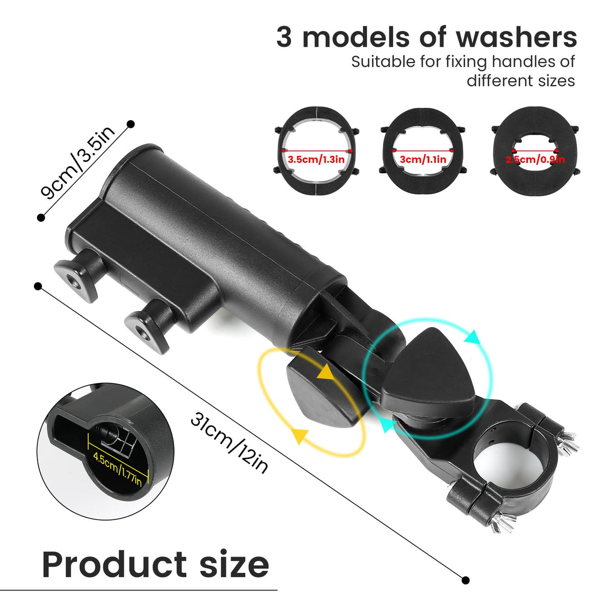 CALEPTONG Windproof construction minimizes movement in wind.