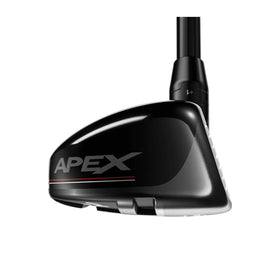 Callaway Apex 3 Hybrid in action delivers smooth swing feel and clean turf contact.